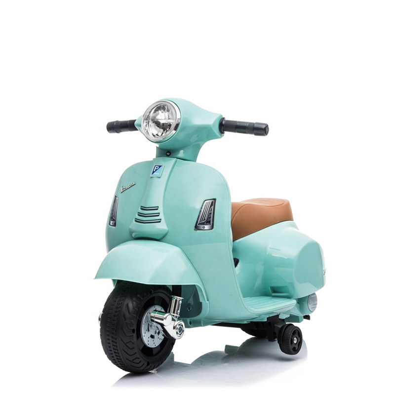 2020 Nuovo giro in vespa elettrico con licenza per auto per bambini moto a batteria